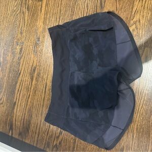 lululemon athletica Black Camo Women Shorts